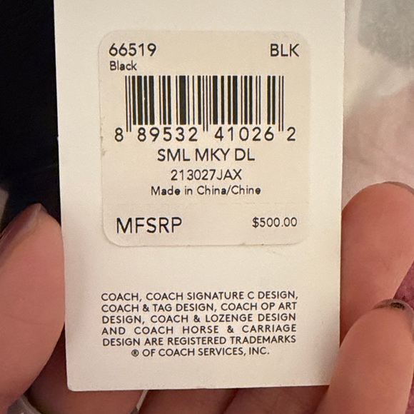 Coach Black Leather Mickey Mouse Sculpture - Picture 4 of 4